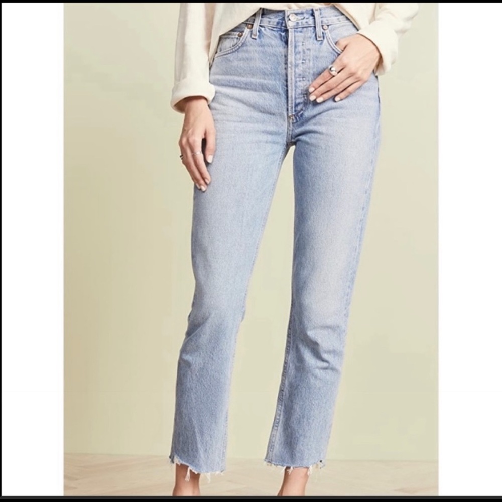 AGOLDE Riley Crop Jeans
